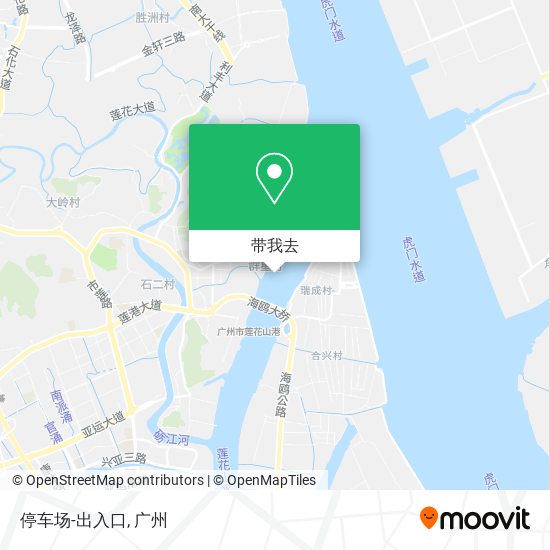 停车场-出入口地图