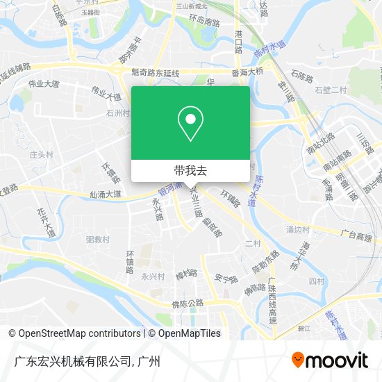 广东宏兴机械有限公司地图