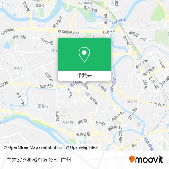 广东宏兴机械有限公司地图
