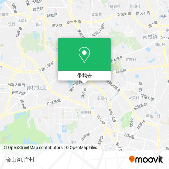 金山湖地图