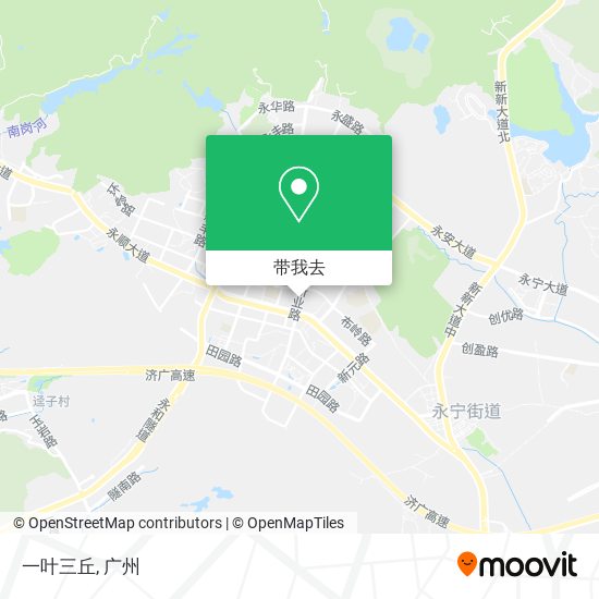 一叶三丘地图