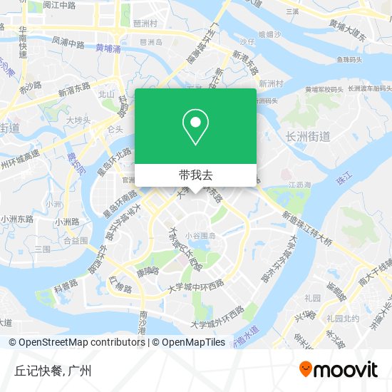 丘记快餐地图