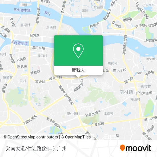 兴南大道/仁让路(路口)地图