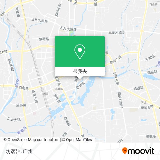 坊茗治地图