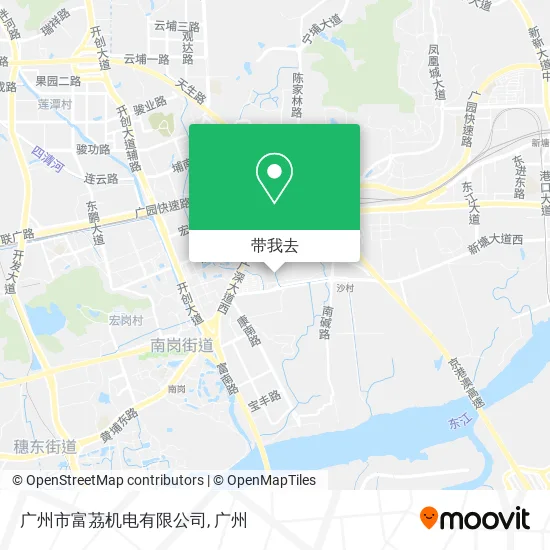 广州市富茘机电有限公司地图