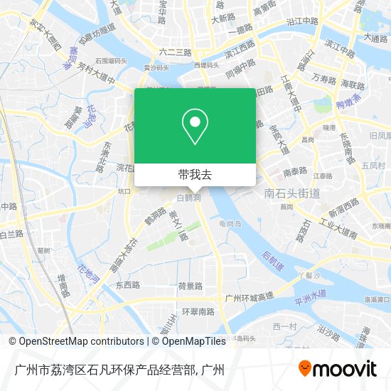 广州市荔湾区石凡环保产品经营部地图