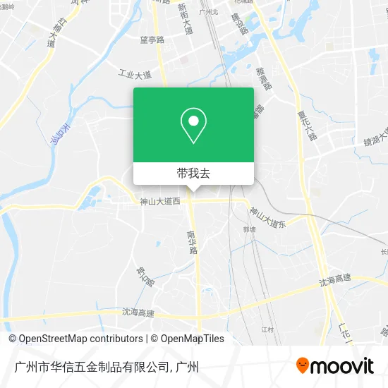 广州市华信五金制品有限公司地图