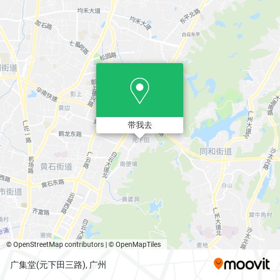 广集堂(元下田三路)地图