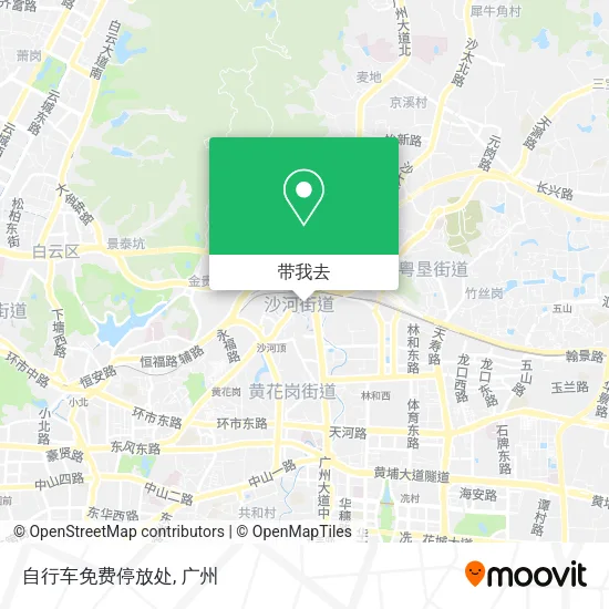 自行车免费停放处地图