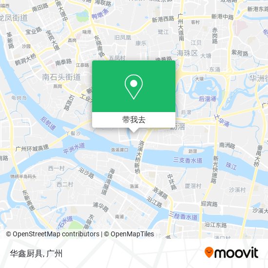 华鑫厨具地图