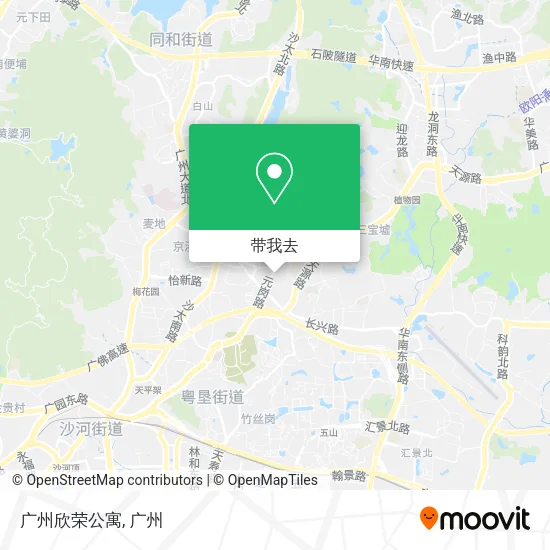 广州欣荣公寓地图