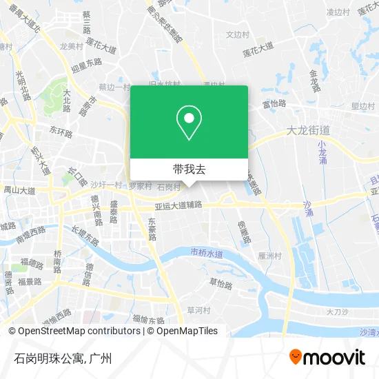 石岗明珠公寓地图