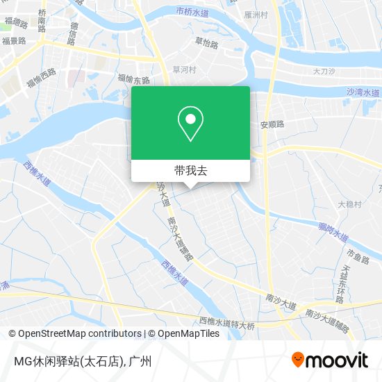 MG休闲驿站(太石店)地图