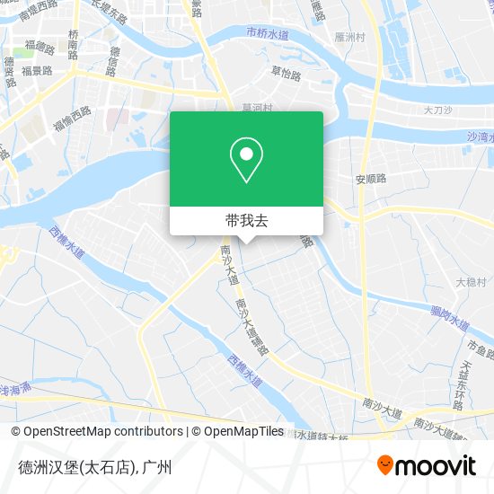 德洲汉堡(太石店)地图
