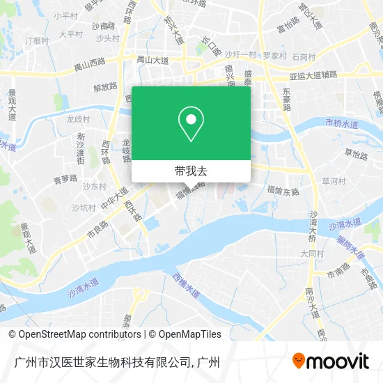 广州市汉医世家生物科技有限公司地图