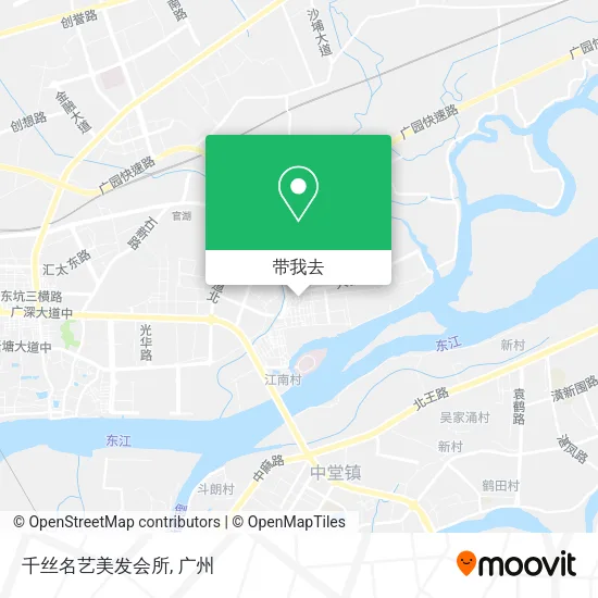 千丝名艺美发会所地图