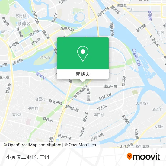 小黄圃工业区地图