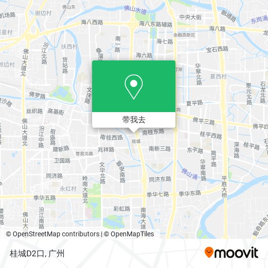 桂城D2口地图