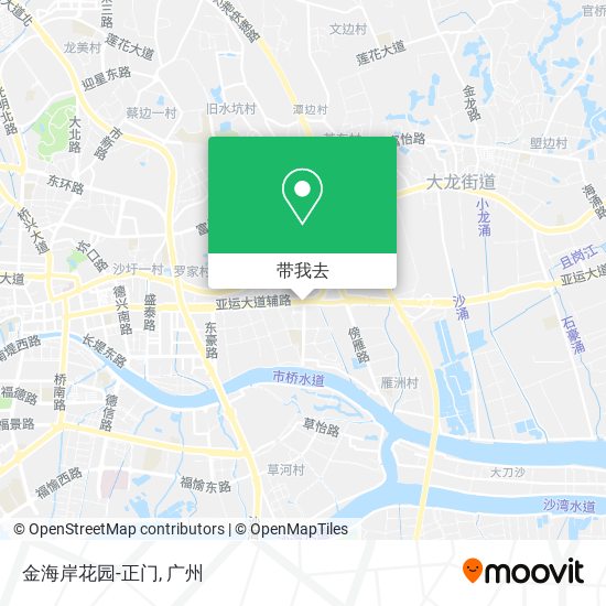 金海岸花园-正门地图