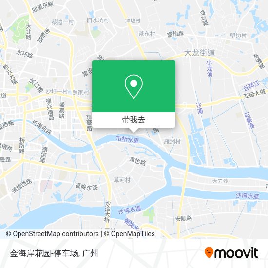 金海岸花园-停车场地图