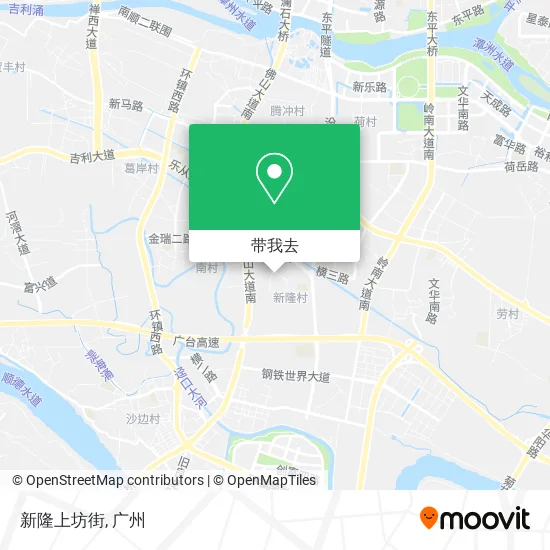 新隆上坊街地图