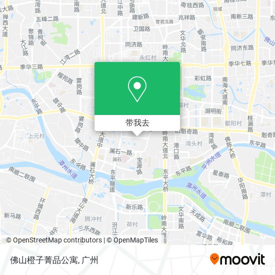 佛山橙子菁品公寓地图
