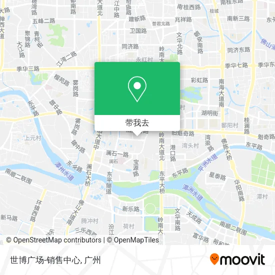 世博广场-销售中心地图