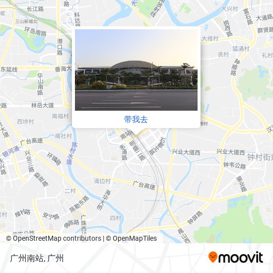 广州南站地图