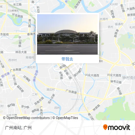 广州南站地图