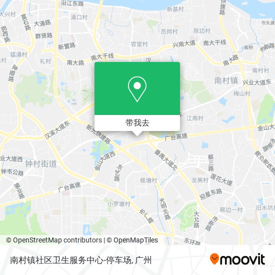 南村镇社区卫生服务中心-停车场地图