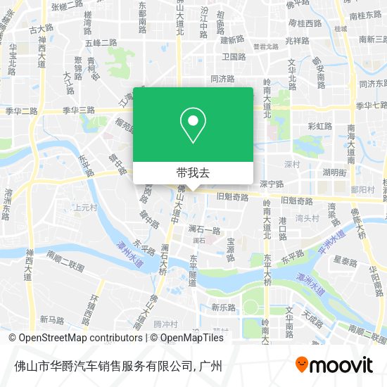 佛山市华爵汽车销售服务有限公司地图