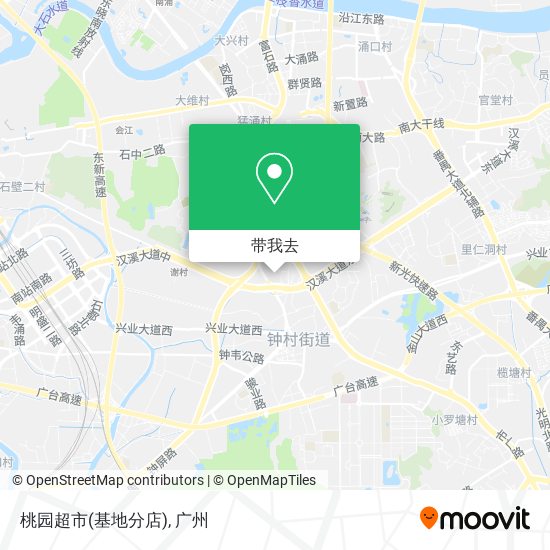 桃园超市(基地分店)地图
