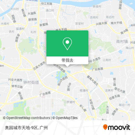 奥园城市天地-9区地图