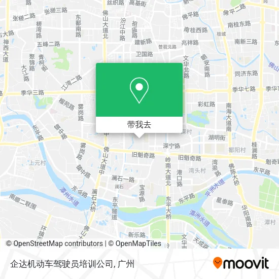 企达机动车驾驶员培训公司地图