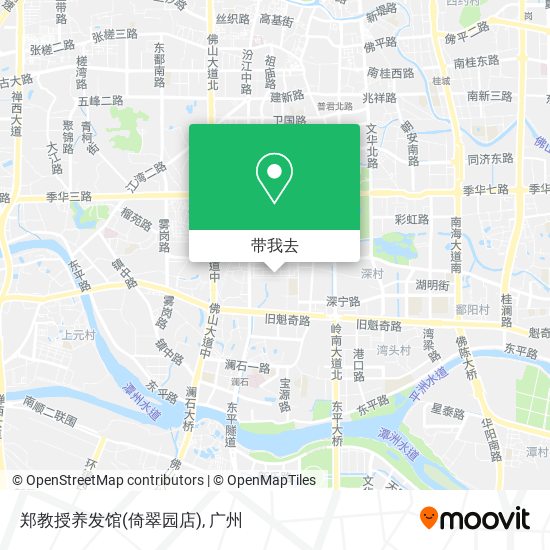 郑教授养发馆(倚翠园店)地图