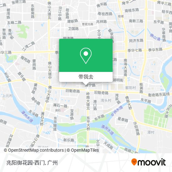 兆阳御花园-西门地图