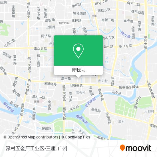 深村五金厂工业区-三座地图