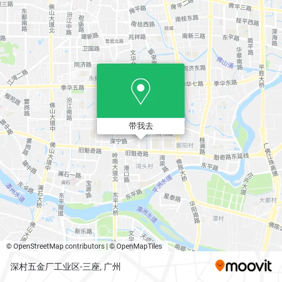 深村五金厂工业区-三座地图