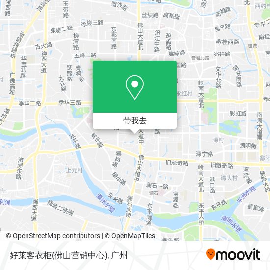 好莱客衣柜(佛山营销中心)地图