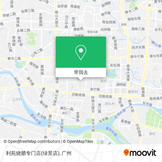 利苑烧腊专门店(绿景店)地图