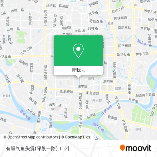 有腥气鱼头煲(绿景一路)地图