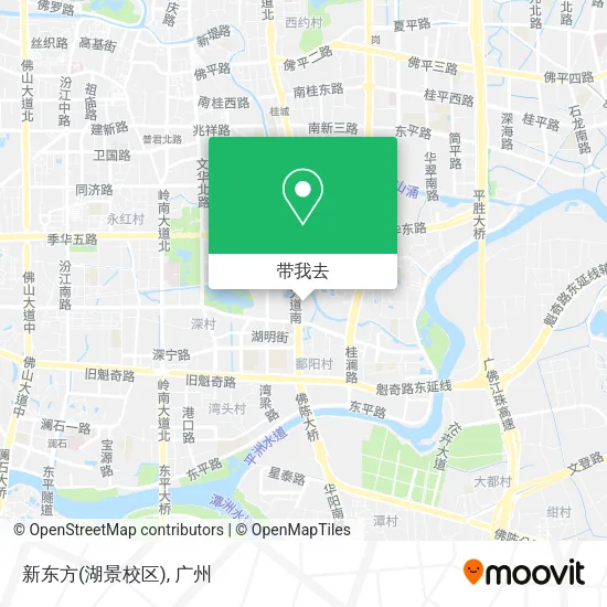 新东方(湖景校区)地图