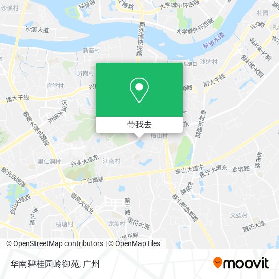 华南碧桂园岭御苑地图