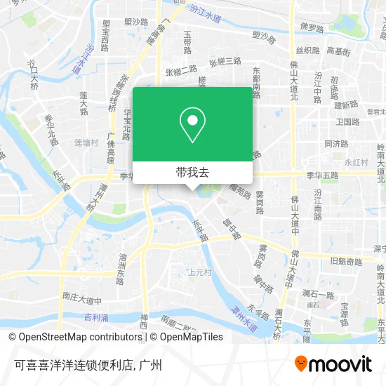 可喜喜洋洋连锁便利店地图