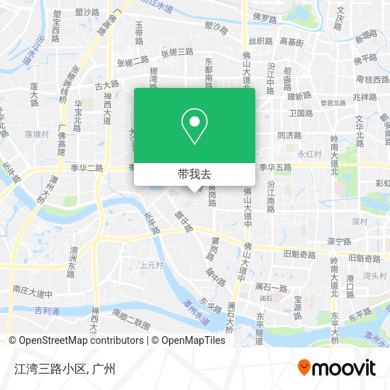 江湾三路小区地图