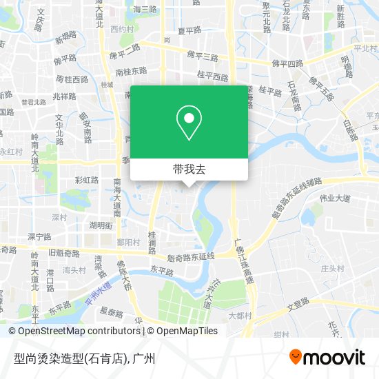 型尚烫染造型(石肯店)地图