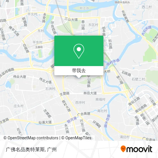 广佛名品奥特莱斯地图