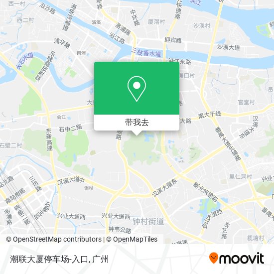 潮联大厦停车场-入口地图