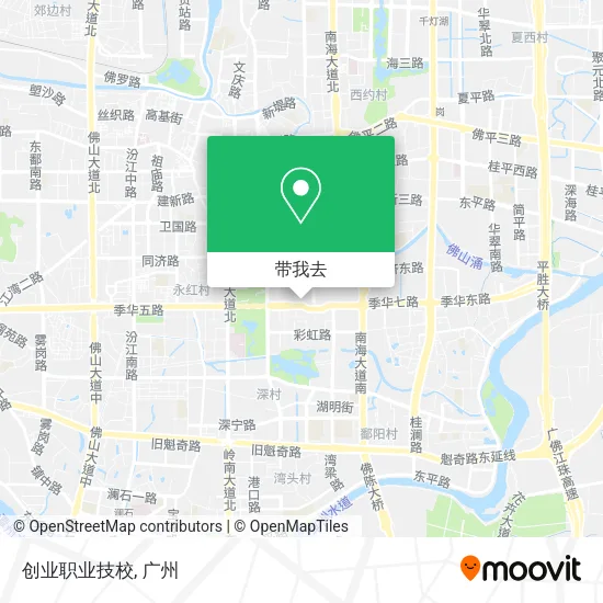 创业职业技校地图