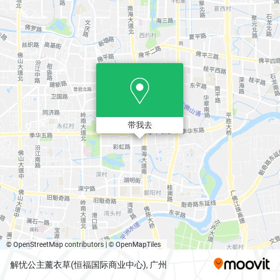 解忧公主薰衣草(恒福国际商业中心)地图
